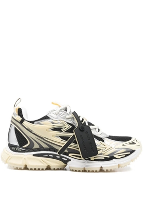 Off-White Lace-up rubber trainers - Neutrals