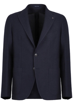 Tagliatore peak-lapels single-breasted blazer - Blue