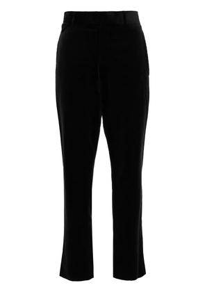 Louis Vuitton Pre-Owned 1990-2000s tapered velvet trousers - Black
