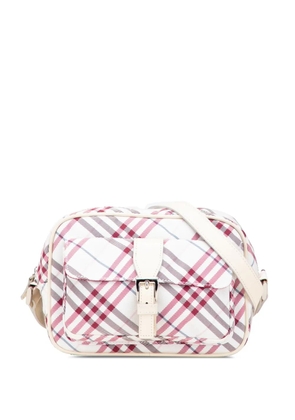 Burberry Pre-Owned 2000-2010 Nova Check Canvas crossbody bag - White