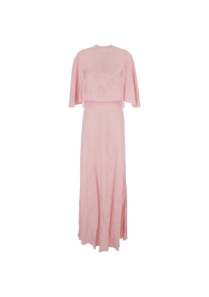 Forte Forte cape maxi dress - Pink