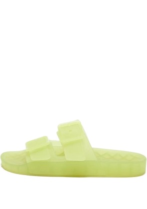 Balenciaga Pre-Owned Mallorca buckled slides - Green