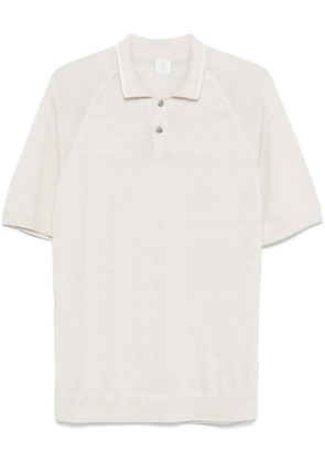 Eleventy knitted polo shirt - Neutrals