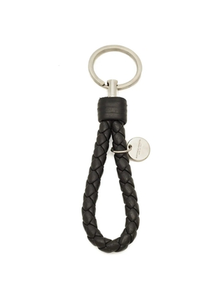 Bottega Veneta Pre-Owned Intrecciato leather keychain - Black