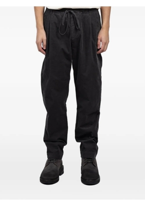 Hannes Roether drawstring pleated trousers - Grey