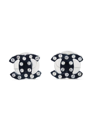 CHANEL Pre-Owned 2004 CC stud earrings - Silver