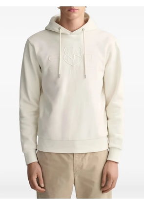 Gant logo-detail hoodie - Neutrals