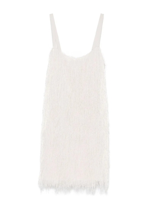 RAME fringed mini dress - White