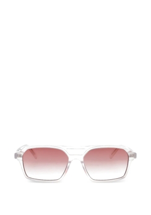 MM6 Maison Margiela geometric-frame lunettes 7 sunglasses - White