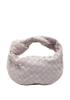 Bottega Veneta Pre-Owned 2012-2025 Mini Suede Intrecciato Jodie hobo bag - Purple