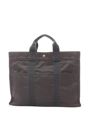 Hermès Pre-Owned 2010s MM Yale Line canvas tote bag - Brown