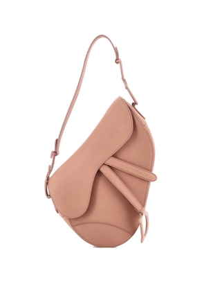 Christian Dior Pre-Owned Ultra Matte Saddle Handbag Leather Medium shoulder bag - Neutrals