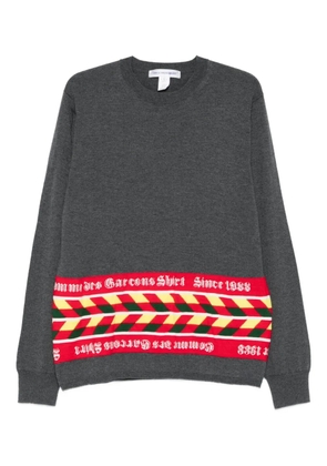 Comme Des Garçons Shirt wool-blend jumper - Grey