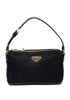 Prada Pre-Owned 2000-2020 mini triangle-logo tote bag - Black