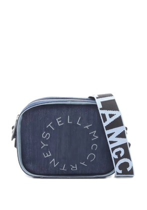 Stella McCartney Pre-Owned 2010s logo denim shoulder bag - Blue