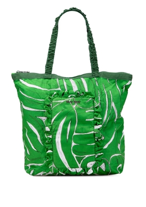 Miu Miu Pre-Owned 2010-2025 Canvas Printed Ivy tote bag - Green