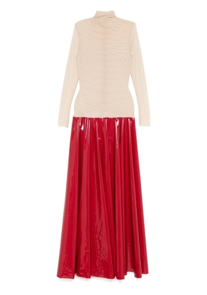 Atu Body Couture panelled maxi dress - Neutrals