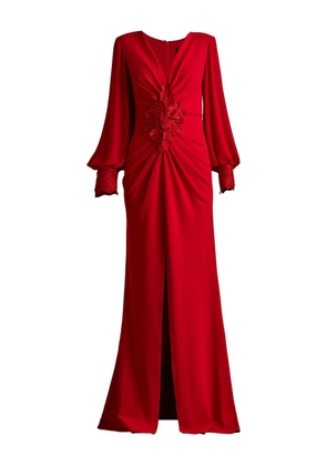 Tadashi Shoji ruched gown - Red