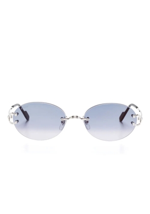 Cartier Eyewear rimless sunglasses - Silver