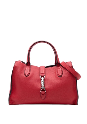 Gucci Pre-Owned 2016-2025 Small Grained Calfskin Soft Jackie Tote satchel - Red