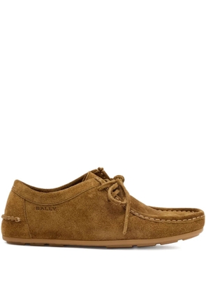Bally Clay suede Oxford shoes - Brown