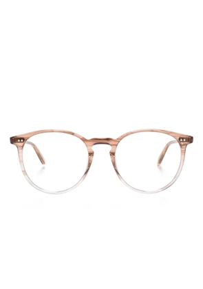 Garrett Leight Morning Side round-frame glasses - Neutrals