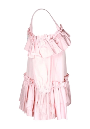 Alexander McQueen Pre-Owned ruffled asymmetric top - Pink