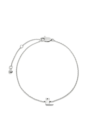 Monica Vinader initial l chain bracelet - Silver