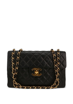 CHANEL Pre-Owned 1996 Timeless Maxi Jumbo quilted shoulder bag - Black
