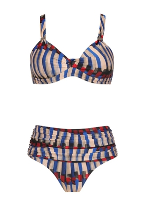 Lygia & Nanny Marianne printed bikini set - Blue