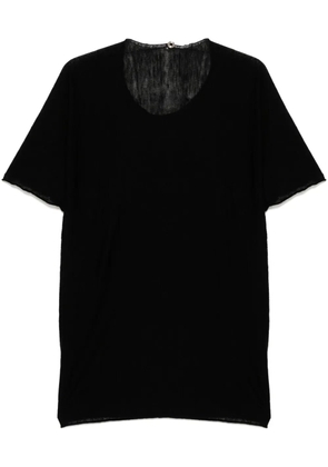 Label Under Construction round-neck T-shirt - Black