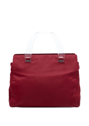 Prada Pre-Owned 2000-2013 Tessuto Acrylic Handle Bag handbag - Red