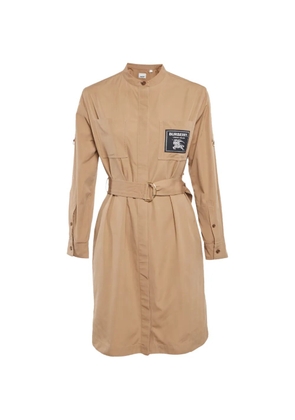 Burberry Pre-Owned button-fastening midi dress - Brown