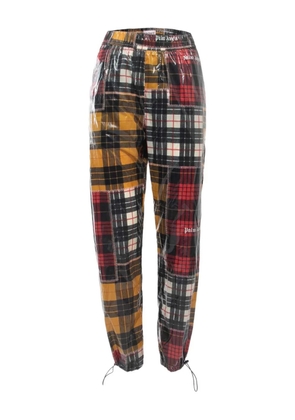 Palm Angels patchwork-print plaid trousers - Red