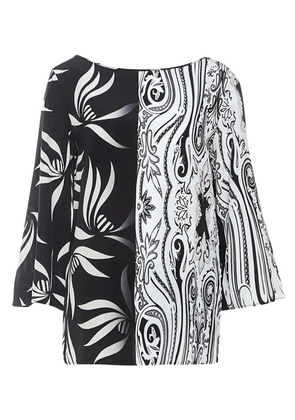 Etro Pre-Owned split-design blouse - Black
