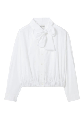 Claudie Pierlot bow-fastening shirt - White