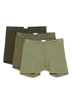 Polo Ralph Lauren logo-waistband boxers (pack of three) - Green
