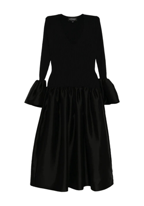Cynthia Rowley flared-sleeves dress - Black