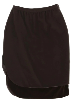 Valentino Garavani Pre-Owned 1980s layered skirt - Brown