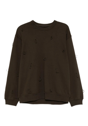 JNBY loop-detail sweatshirt - Brown
