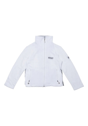 Versace Pre-Owned 1990s logo-embroidered sweatshirt - White