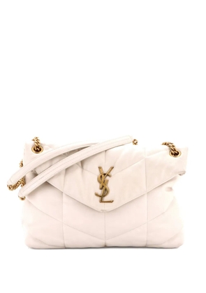 Saint Laurent Pre-Owned Loulou Puffer Quilted Leather Medium shoulder bag - Neutrals