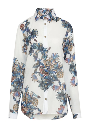 Amir Slama floral-print shirt - White