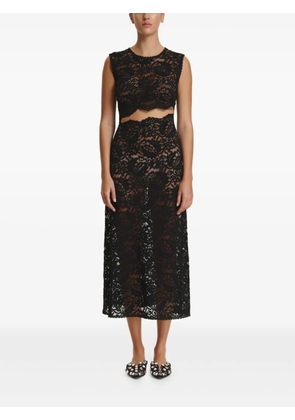 PNK lace midi dress - Black