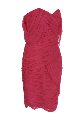David Fielden draped dress - Pink