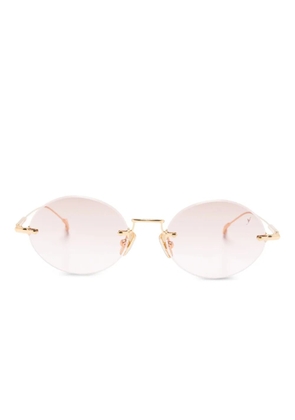 Eyepetizer Met round-frame sunglasses - Gold