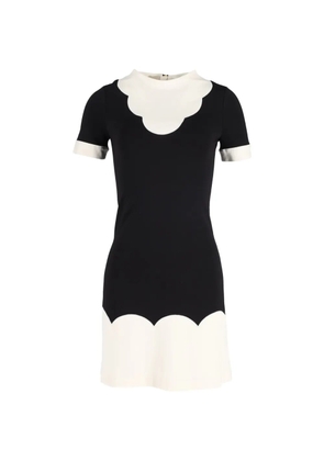 Moschino Pre-Owned scalloped mini dress - Black
