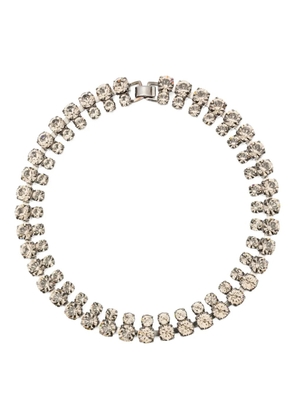 Helene Zubeldia crystal-embellished necklace - Silver
