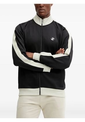 GUESS USA panelled zip-up track top - Black