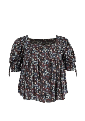 Ulla Johnson Lorraine floral-print blouse - Blue